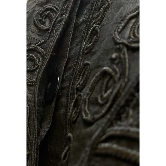 Sandy Starkman Embellished Black Jacket M - Picture 5 of 7